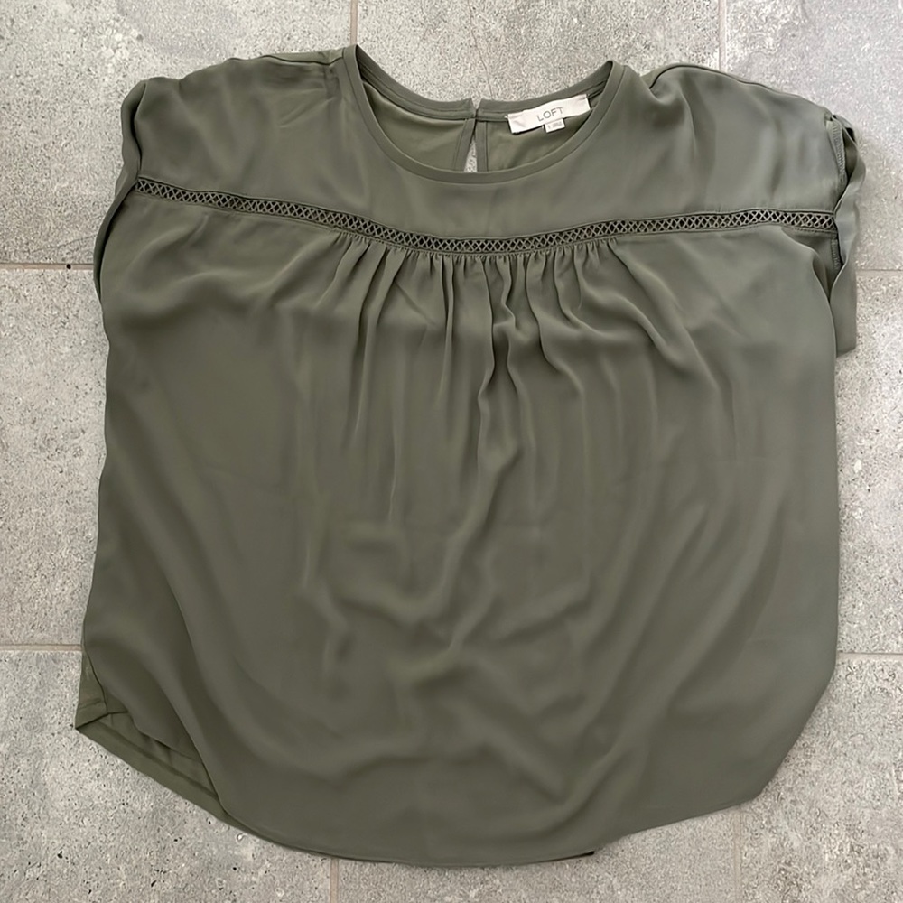 Green blouse